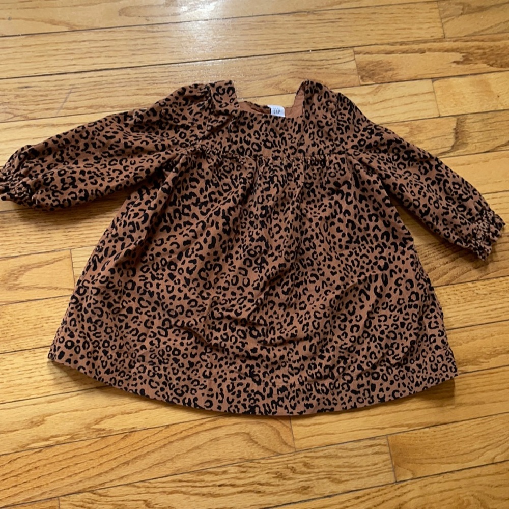 Worn Once Gap animal print dress - Size 18-24M